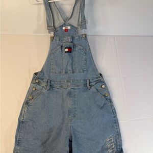 Tommy Hilfiger Light Blue Denim Overalls